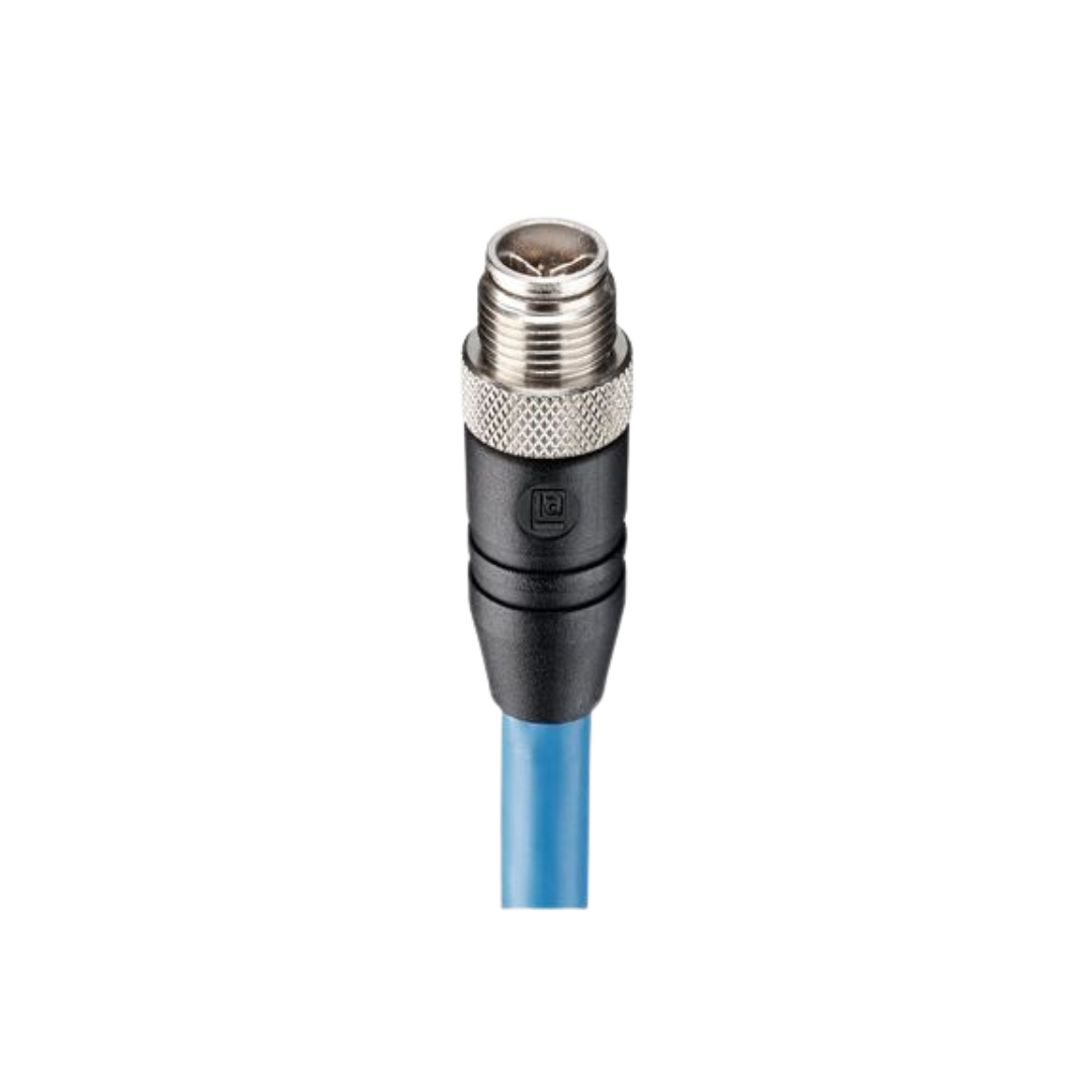 M12 X-coded male Ethernet Gigabit cord Set Shielded